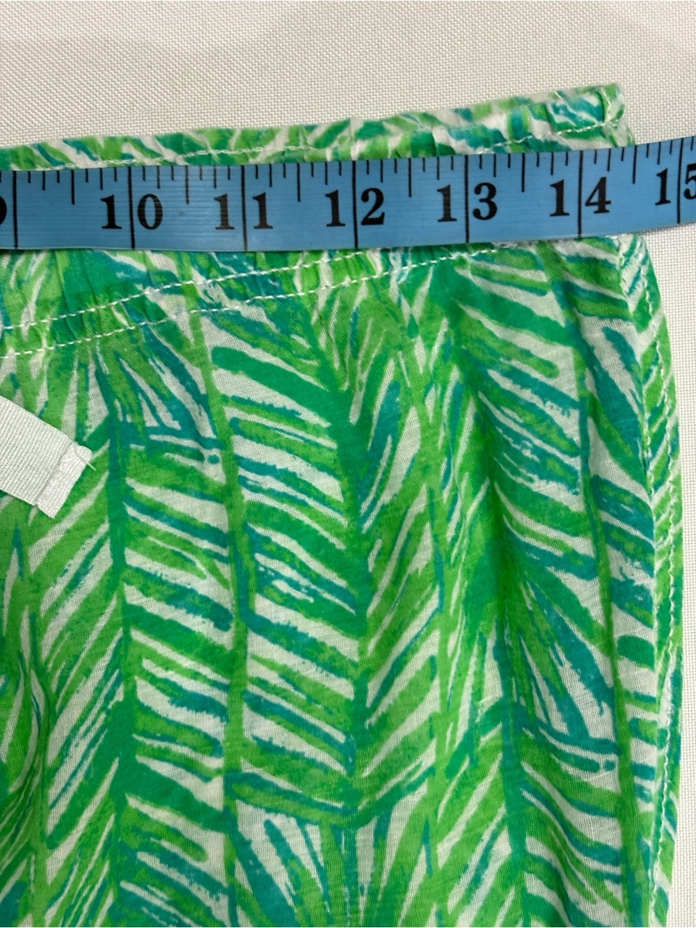 Lilly Pulitzer Palazzo Pant in Toucan Green Elephants Cotton Lightweight XS - Picture 4 of 9